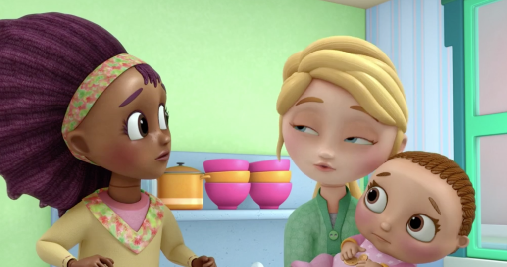 Thea getting the side eye from Edie