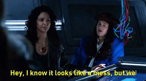 Legends of Tomorrow GIF - If you really like that mean Time Bureau lady, you shouldn't give up on her.
