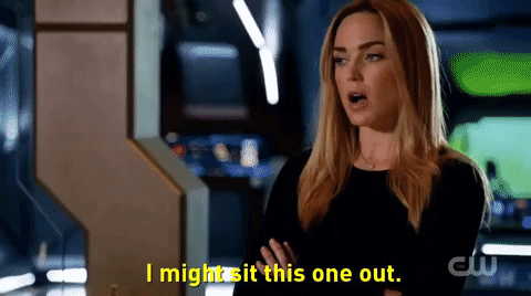 Legends of Tomorrow GIF - Sara has business back home