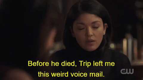 Charmed - Before her died Trip left me a voicemeil