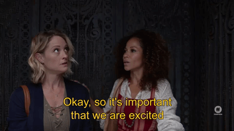 Stef and Lena on Good Trouble - Smile and say nothing
