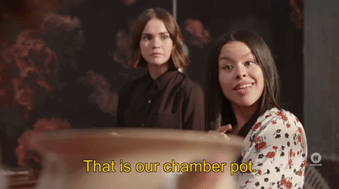 Stef and Lena on Good Trouble - That is our chamber pot