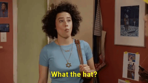 Broad City - Abbi's yellow hat Leslie got it for me