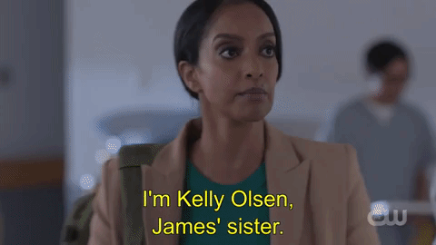 Supergirl - I'm Kelly Olsen James' sister