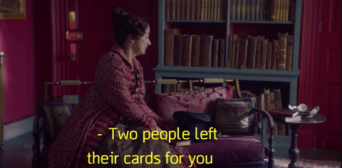 Gentleman Jack - People left their cards for you