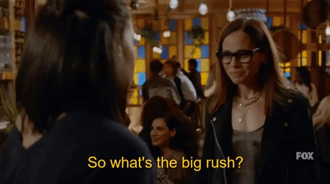 Almost Family - What's the big rush