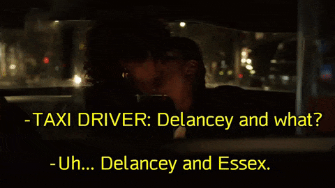 The Deuce - Abby and Pilar in a taxi