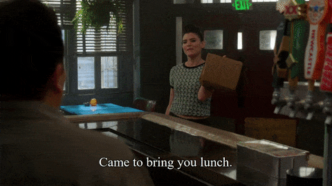 Vida Series Finale - Came to bring you lunch.gif