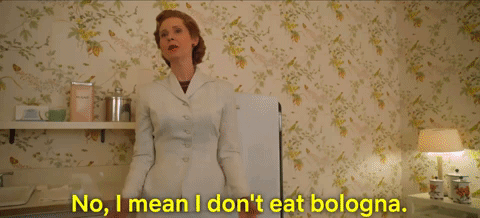 Ratched season 1 - I don't eat extruded meats.gif