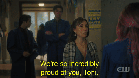 Riverdale - We're proud of you Toni