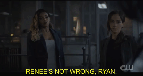 Batwoman - Renee and Pam arguing