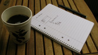 "Designing a new feature, and Coffee!" by Peter Hellberg is licensed under CC BY-SA 2.0.