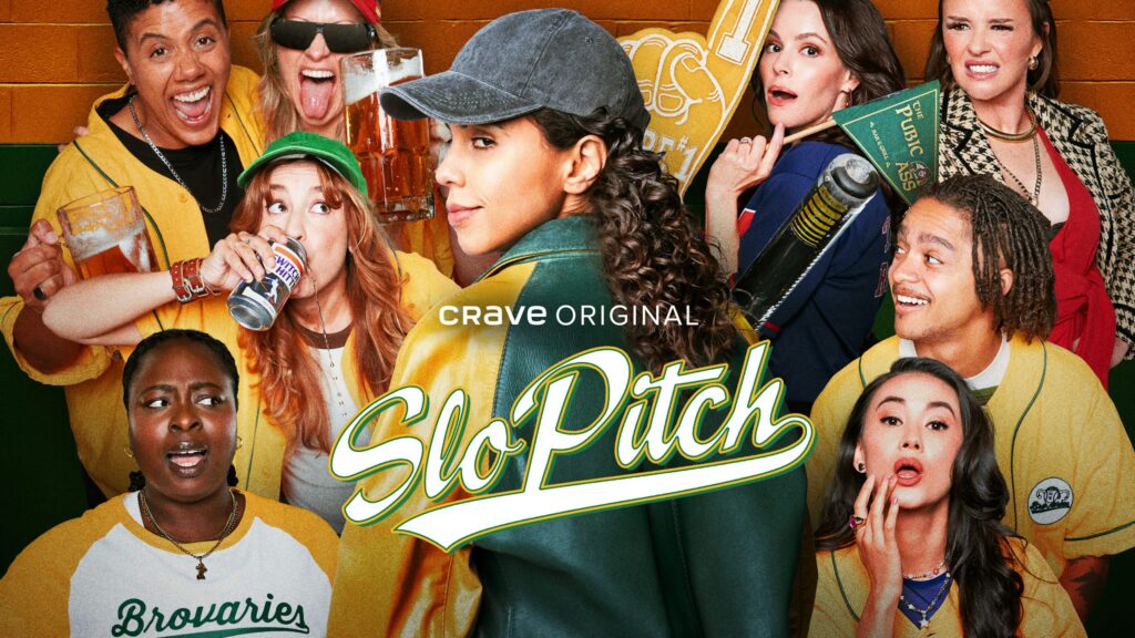 Group of diverse friends in yellow outfits posing for a Crave Original poster; the title 'Go Dutch' is prominently displayed.